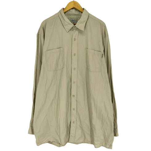 カーハート Carhartt コットンワークシャツ メンズ 2XL