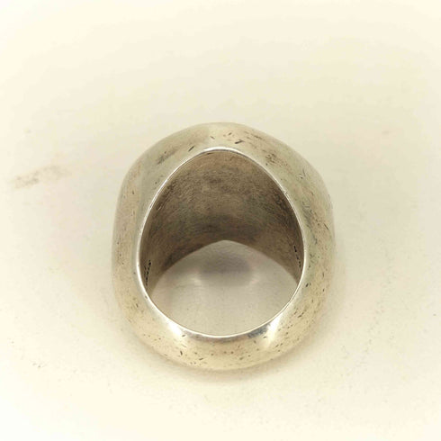 グラッドハンド GLADHAND BUTTON HEART RING STERLING刻印 ボタン ハート シグネットリング メンズ