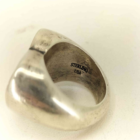 グラッドハンド GLADHAND BUTTON HEART RING STERLING刻印 ボタン ハート シグネットリング メンズ
