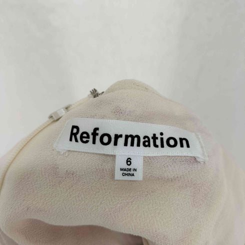 リフォーメーション REFORMATION レーヨン100 花柄 キャミ ロングワンピース レディース