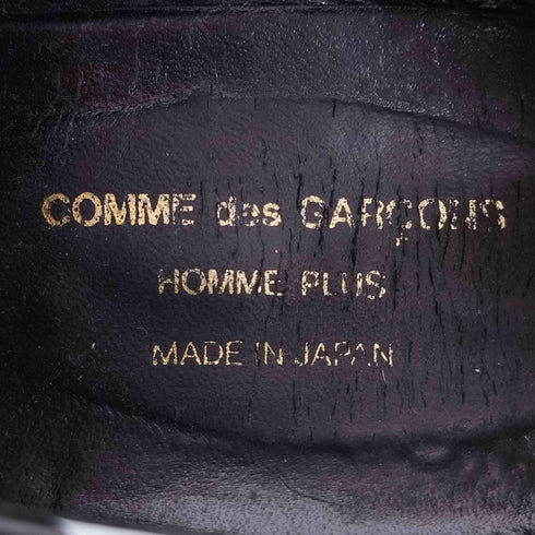 コムデギャルソンオムプリュス COMME des GARCONS HOMME PLUS 16ss Broken Tailoring ブロークン テーラリング期 総柄 プレーントゥ レザーシューズ メンズ JPN:25