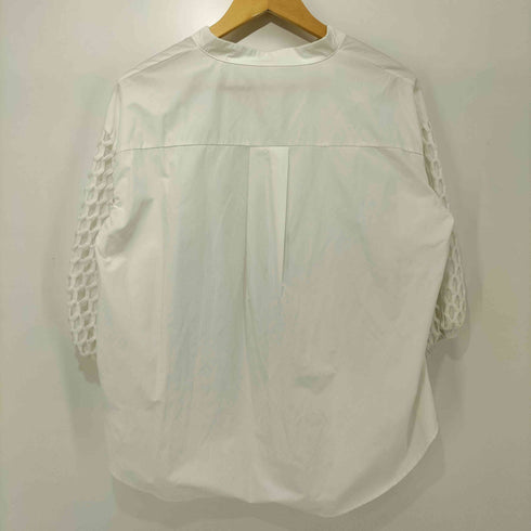ドゥドゥ DouDou 23SS 袖レーススキッパーシャツ レディース FREE