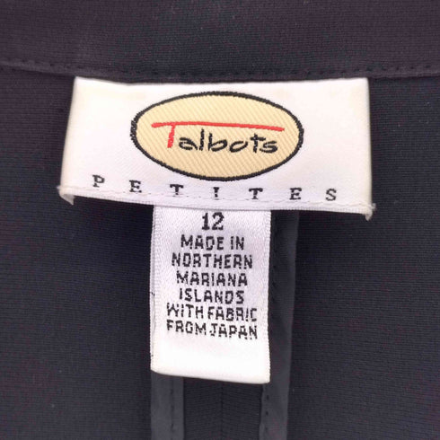 タルボット TALBOTS ウエストマークテーラードジャケット レディース 12
