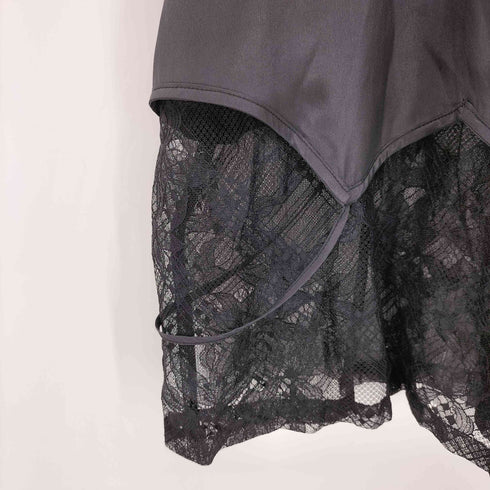 マチュアリー maturely 24SS Lace Satin Layered Tank Top レディース