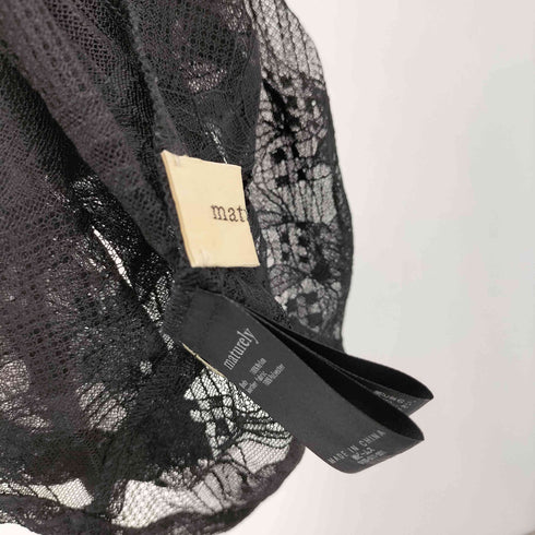 マチュアリー maturely 24SS Lace Satin Layered Tank Top レディース