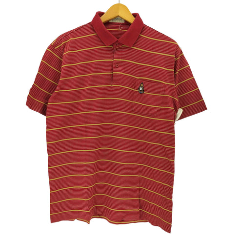 SAINT THOMAS エンブレムボーダーポロシャツ メンズ import:L