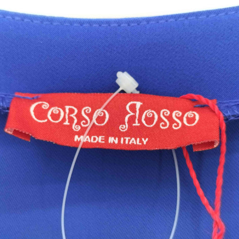 CORSO ROSSO イタリア製 貝ボタン ノースリーブワンピース レディース import:S