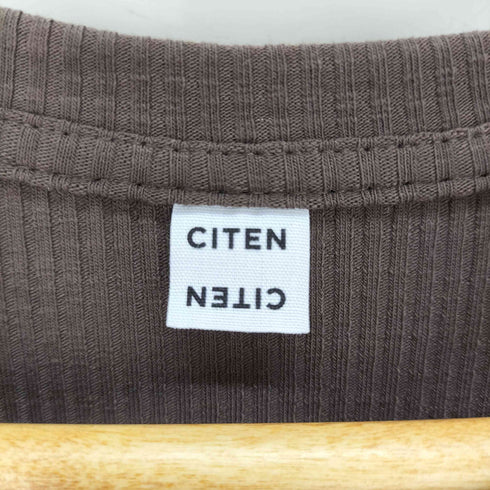 シテン CITEN ミドル丈 レースアップ キャミワンピース レディース M