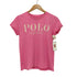ポロラルフローレン POLO RALPH LAUREN ロゴ ワッペン 刺繍 S/S クルーネック Tシャツ Y2K レディース