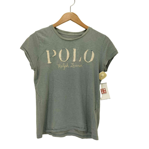 ポロラルフローレン POLO RALPH LAUREN ロゴ ワッペン 刺繍 S/S クルーネック Tシャツ Y2K レディース