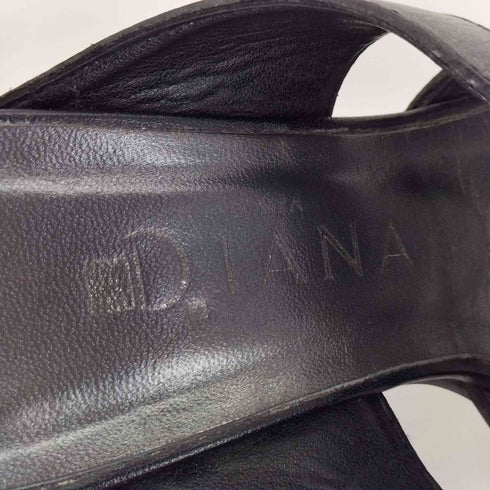 ダイアナ DIANA オープントゥ チャンキーヒールサンダル レディース