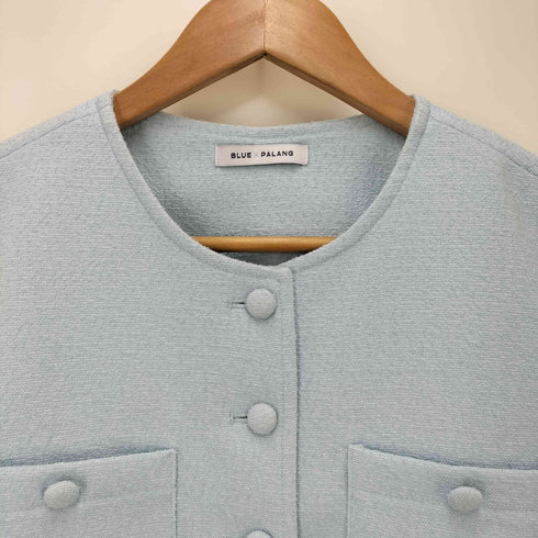 BLUE PALANG BUTTON SHORT JACKET レディース