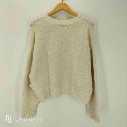 ユナイテッドアローズグリーンレーベルリラクシング UNITED ARROWS green label relaxing アルパカシャギー クロップドプルオーバー ニット レディース
