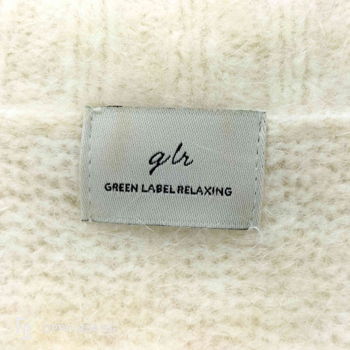 ユナイテッドアローズグリーンレーベルリラクシング UNITED ARROWS green label relaxing アルパカシャギー クロップドプルオーバー ニット レディース