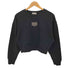 マリテフランソワジルボー MARITHE FRANCOIS GIRBAUD W SMALL CLASSIC LOGO CROP SWEATSHIRT レディース import:M