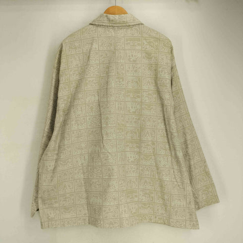 エイチアンドエム H&M 総柄カバーオールジャケット メンズ import:XL