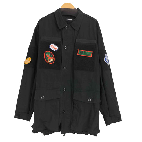 エクストララージ XLARGE PATCHED MILITARY JACKET ミリタリージャケット メンズ JPN:L