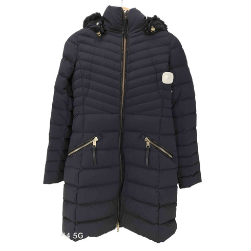 トミーヒルフィガー TOMMY HILFIGER ファーフードロングダウンコート レディース import:S