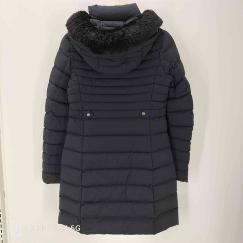 トミーヒルフィガー TOMMY HILFIGER ファーフードロングダウンコート レディース import:S