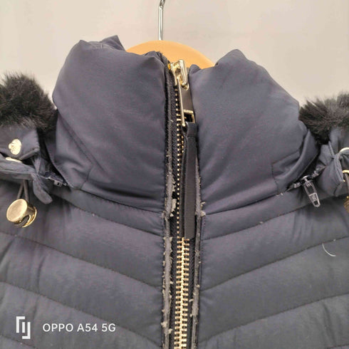 トミーヒルフィガー TOMMY HILFIGER ファーフードロングダウンコート レディース import:S