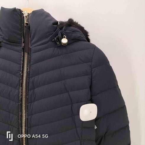 トミーヒルフィガー TOMMY HILFIGER ファーフードロングダウンコート レディース import:S