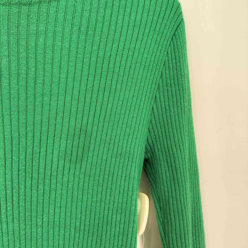 ユナイテッドアローズ UNITED ARROWS リブ ボートネック スリットスリーブ ニット レディース