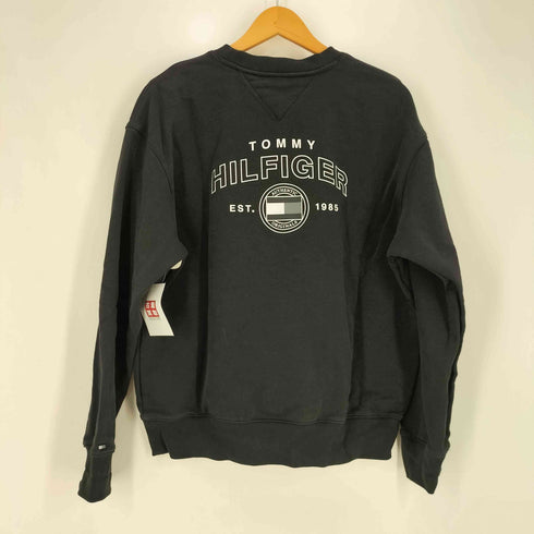 トミーヒルフィガー TOMMY HILFIGER MODERN ATHLETIC ヘビーツイルクルーネックトレーナー メンズ import:M