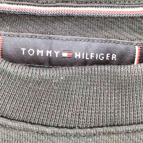 トミーヒルフィガー TOMMY HILFIGER MODERN ATHLETIC ヘビーツイルクルーネックトレーナー メンズ import:M