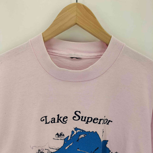90s シングルステッチ プリントクルーネックTシャツ メンズ
