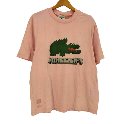 ラコステ LACOSTE Print Organic Tee RELAXED FIT ゲーム プリント クルーネックTシャツ メンズ import:L