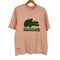 ラコステ LACOSTE Print Organic Tee RELAXED FIT ゲーム プリント クルーネックTシャツ メンズ import:L