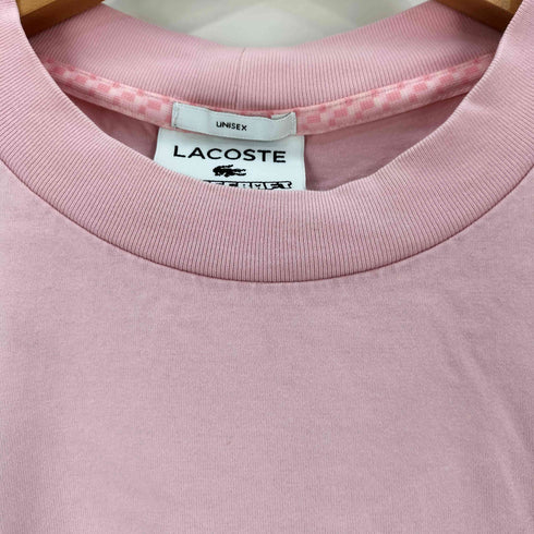 ラコステ LACOSTE Print Organic Tee RELAXED FIT ゲーム プリント クルーネックTシャツ メンズ import:L