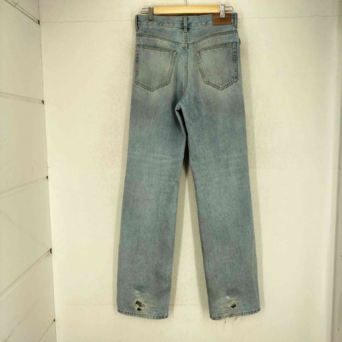 サンローランパリ SAINT LAURENT PARIS Mid Straight Baggy Jeans ミッドストレート バギージーンズ アイスウォッシュ デニムパンツ メンズ M