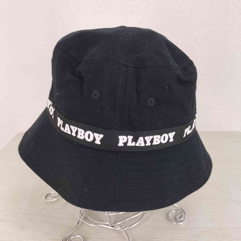 プレイボーイ PLAYBOY フロント刺繍バケットハット メンズ