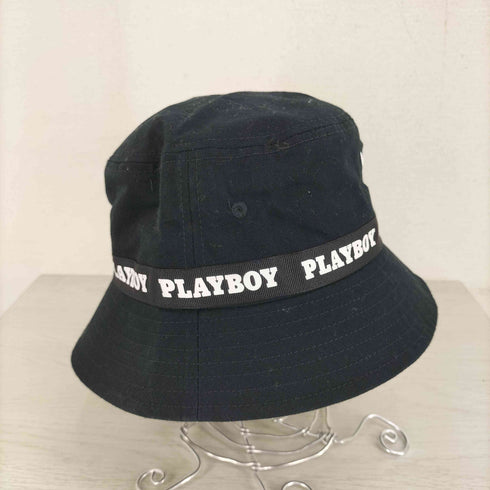 プレイボーイ PLAYBOY フロント刺繍バケットハット メンズ