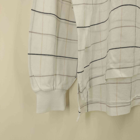 バーバリーロンドン BURBERRY LONDON ホース刺繍 L/S チェックポロシャツ メンズ import:M