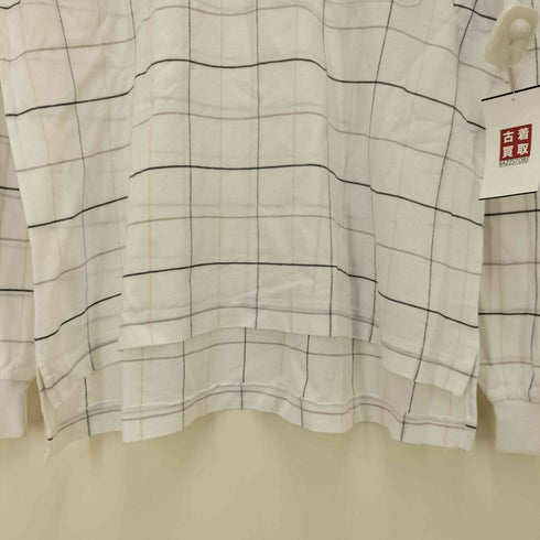 バーバリーロンドン BURBERRY LONDON ホース刺繍 L/S チェックポロシャツ メンズ import:M