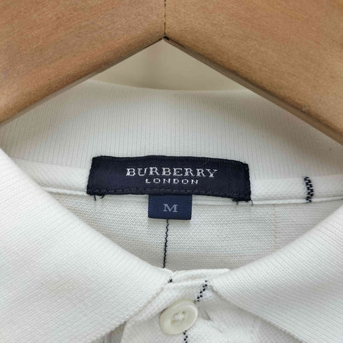 バーバリーロンドン BURBERRY LONDON ホース刺繍 L/S チェックポロシャツ メンズ import:M