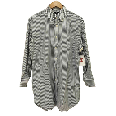 アクアスキュータム AQUASCUTUM L/S ストライプ ボタンダウンシャツ メンズ 41-78