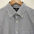 アクアスキュータム AQUASCUTUM L/S ストライプ ボタンダウンシャツ メンズ 41-78