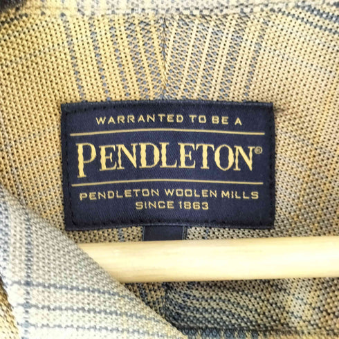 ペンドルトン PENDLETON チェック オープンカラーシャツ メンズ JPN:L