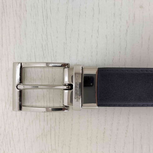 バーバリー BURBERRY イタリア製 ロゴ刻印 レザーベルト メンズ