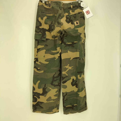 カーハート Carhartt 迷彩 リップストップ カーゴパンツ メンズ M