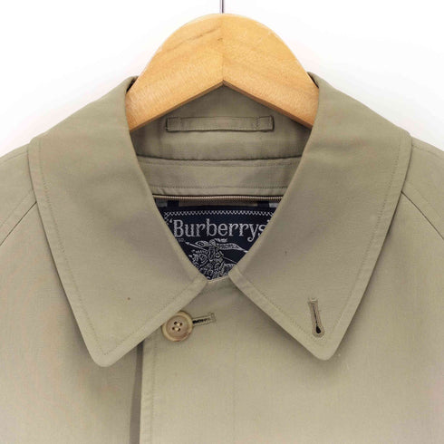 バーバリーズ BURBERRYS 90S 裏地ノバチェック 比翼ステンカラーコート メンズ 92 170