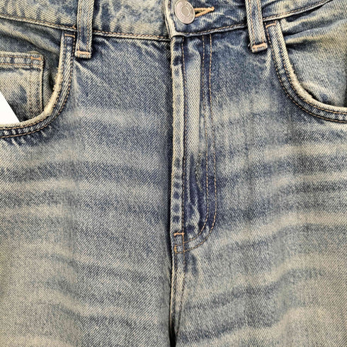 ザラ ZARA 立体裁断 バギーデニム メンズ 34