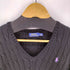 ポロラルフローレン POLO RALPH LAUREN ポニー刺繍 Vネック ニット レディース import:L