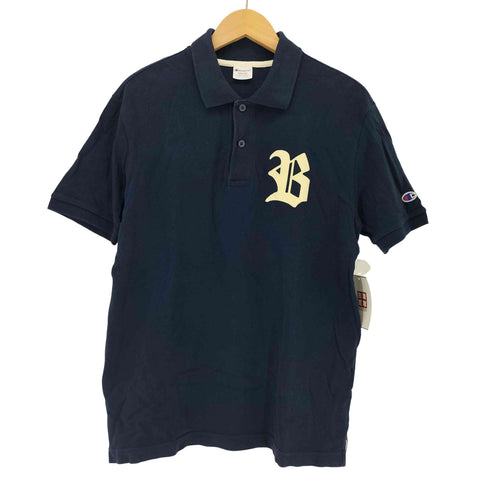 チャンピオン Champion Bロゴ 鹿の子ポロシャツ メンズ JPN:M