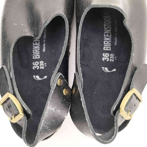 ビルケンシュトック BIRKENSTOCK BERLIN ベルリン レザー 本革 サンダル スリッポン レディース JPN:23
