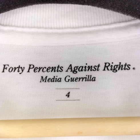 Forty Percents Against Rights CHARITY TEE メンズ JPN:4