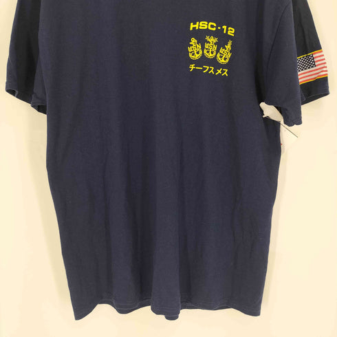 ジャージーズ JERZEES 第12ヘリコプター海上戦闘飛行隊 両面プリント S/S クルーネック Tシャツ メンズ import:XL